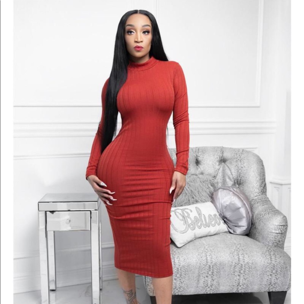 Bodycon sweater dress